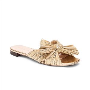 Loeffler Randall Daphne Metallic Leather Sandals